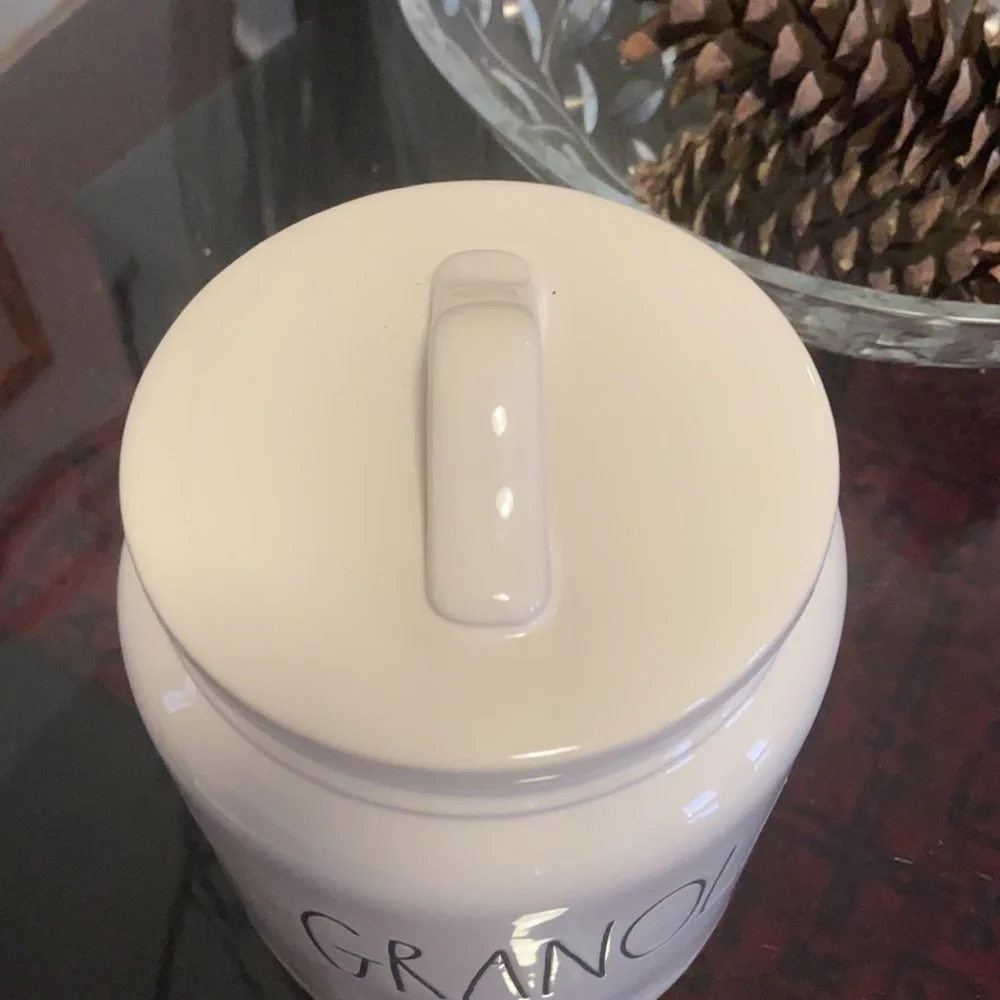 Rae Dunn “Granola” Large Storage Jar — Farmhouse Kitchen Canister new